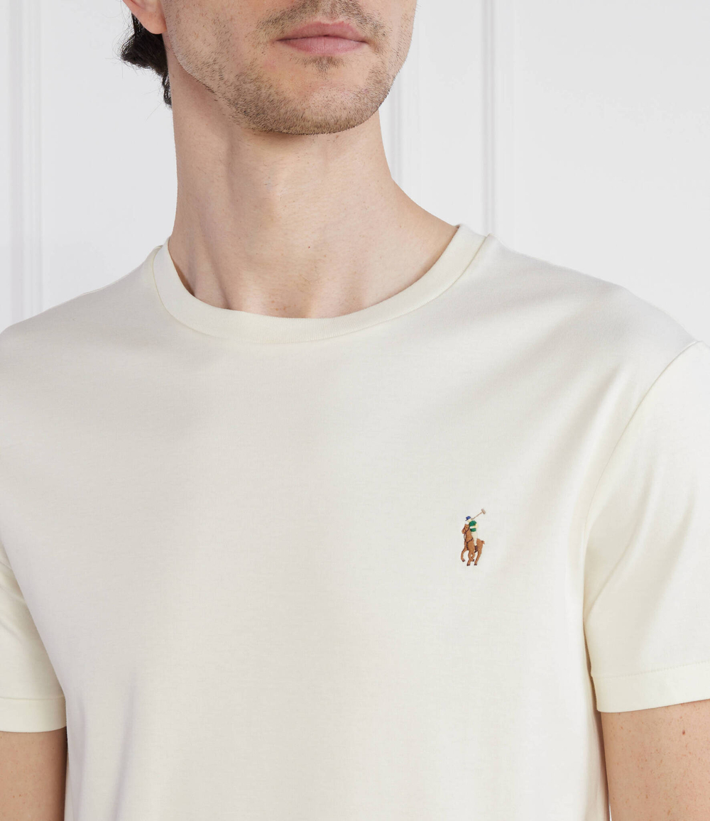 Футболка POLO RALPH LAUREN - кремовый(710740727)