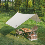 Палатка туристическая 3-местная c навесом Naturehike Ango Picnic Automatic Tent CNK2450WS021, бежевая, 6976507662536