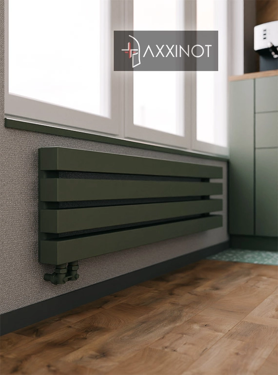 Axxinot Verde Z 700 - горизонтальный трубчатый радиатор шириной 700 мм