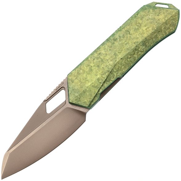 Цена наСкладной нож Remette Woodpecker, сталь M390, рукоять титан, зеленый