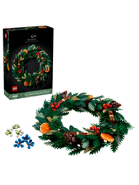 Конструктор Лего Айконс Рождественский венок Botanical Collection | LEGO Icons Wreath - 10340, 1194 деталей (18+)