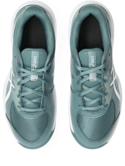 Детские теннисные кроссовки Asics Gel-Game GS - foggy teal/white