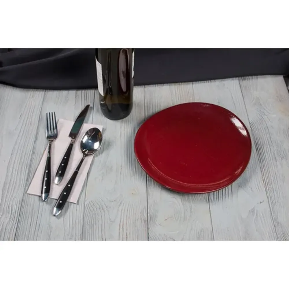 Блюдо овальное 25*22,5 см h2,4 см Evolution Dark Red P.L. Proff Cuisine [1]