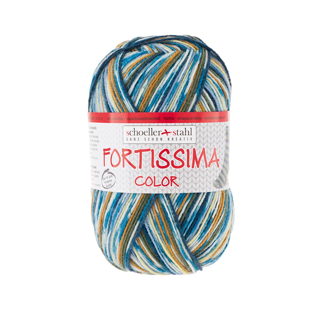 Пряжа Austermann (Аустерманн) Fortissima Socka 4-fach color / уп.5 мот. по 100 г, 420м, страна Пряжа Austermann (Аустерманн) Fortissima Socka 4-fach color / уп.5 мот. по 100 г, 420м, страна
