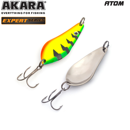 Блесна колебалка Akara Expert Атом 55 мм 14 гр. 8/SIL