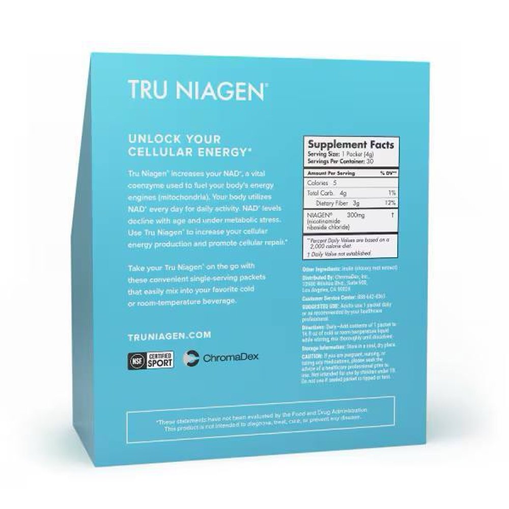 Tru Niagen Stick Packs 300mg 30 sticks