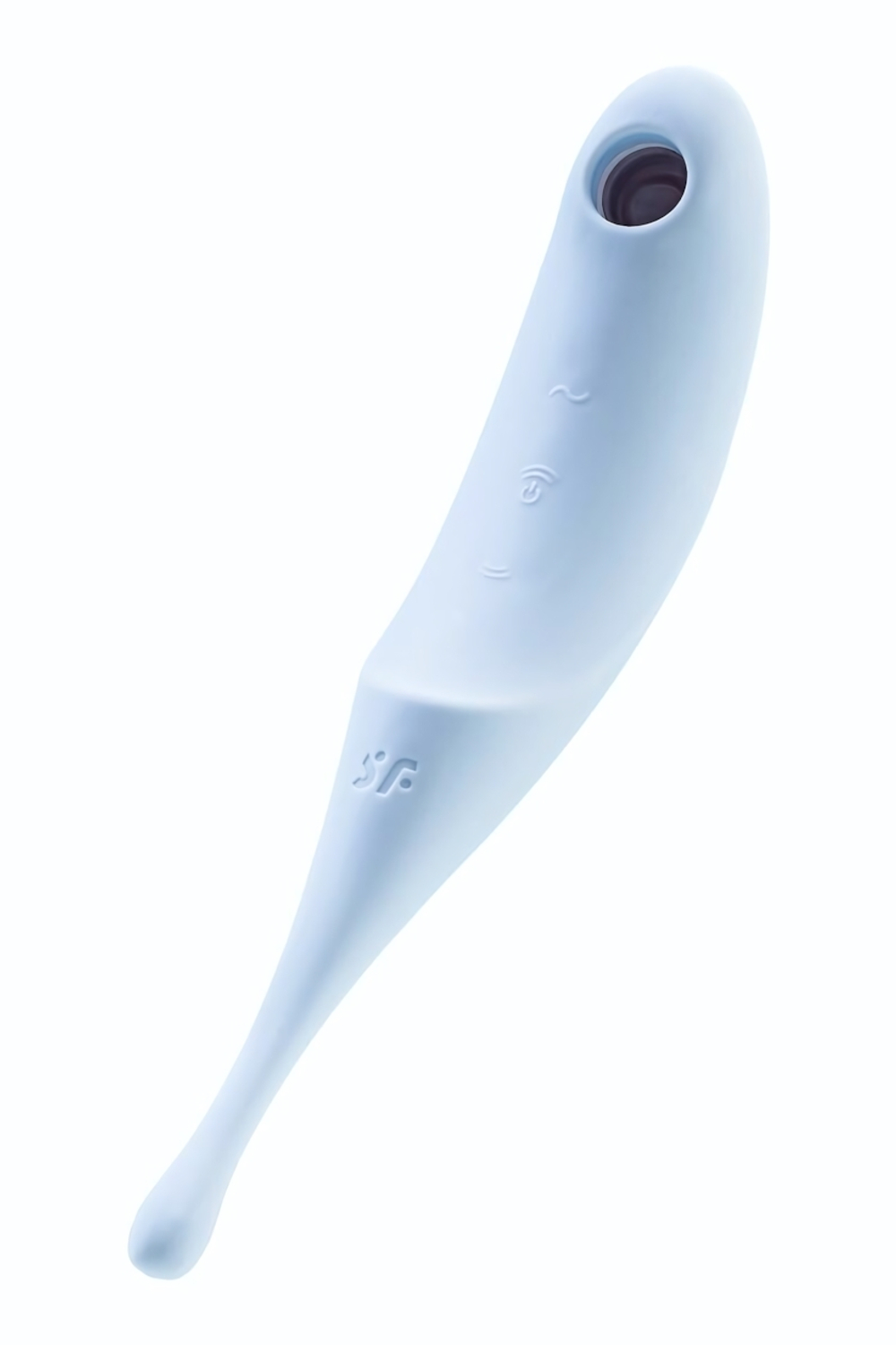 Голубой вакуум-волновой стимулятор клитора Satisfyer Twirling Pro (Цвет: голубой)