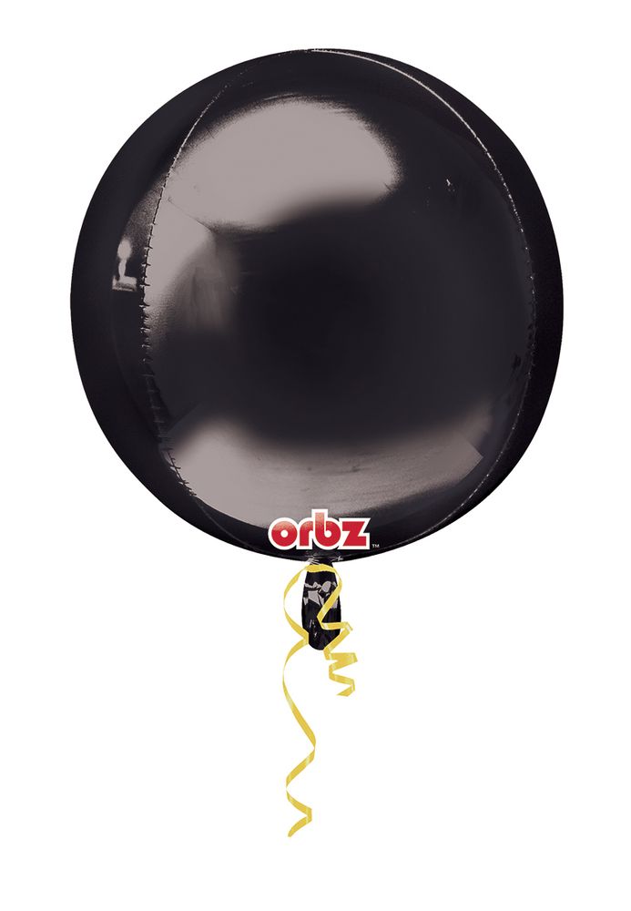 А 3D СФЕРА Б/РИС 16" Металлик Black черный