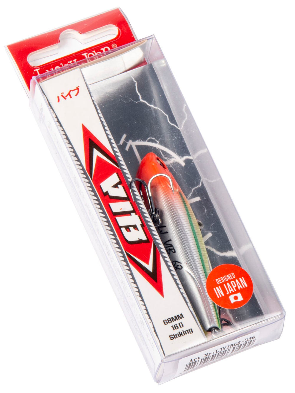 Воблер тонущий вертикальный LJ Pro Series VIB S 68.00/336