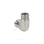 Угольник сталь нерж AISI 316L 90гр Дн 18х1/2" Ру16 пресс/НР Inoxpres RM 197102018