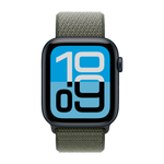Умные часы Apple Watch SE 3 (2025) GPS, 44mm, Midnight Aluminium Case with Forest Sport Loop