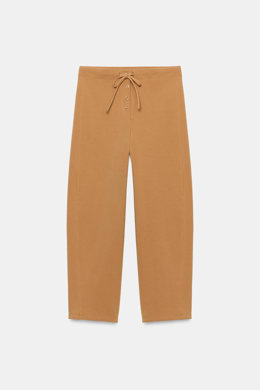 БРЮКИ CARROT FIT ИЗ ТРИКОТАЖА ИНТЕРЛОК — ZARA