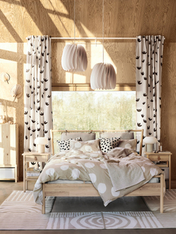 IKEA SKYMNINGEN  (ИКЕА СКЙМНИНГЕН)  -  Лампа подвесная - белая 42 см