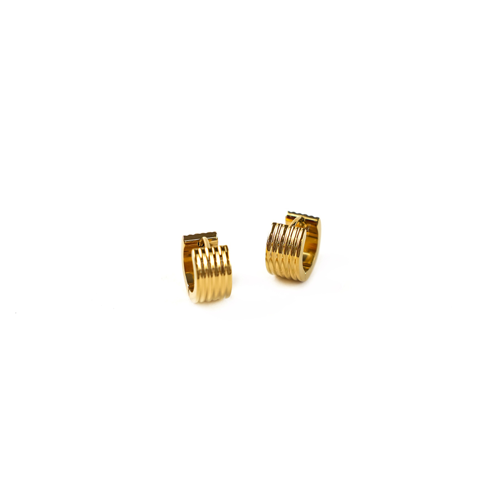 Серьги minimalism gold