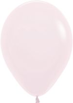 Шар (12''/30 см) Нежно-розовый (609), макарунс, 12 шт.