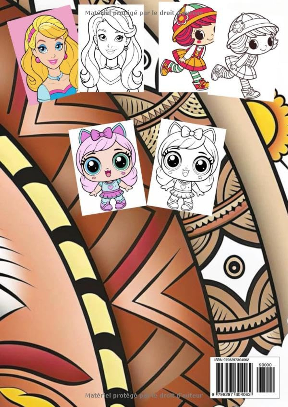 Hachette раскраска по номерам - Petites Poupées