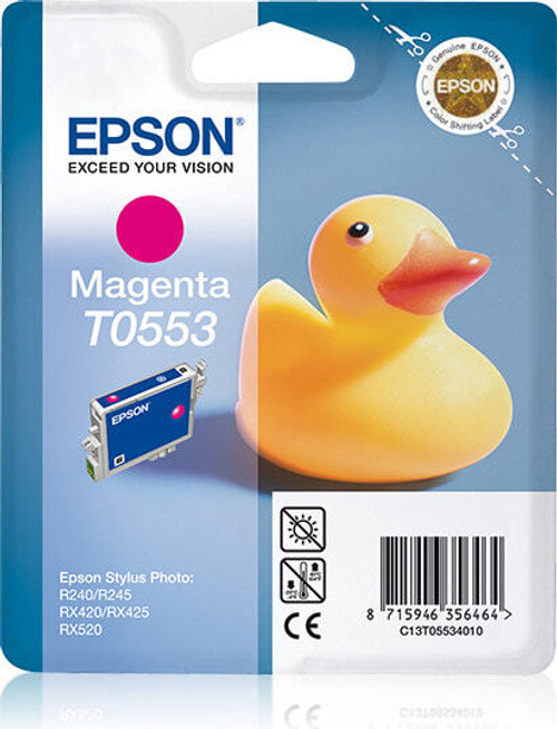 Картридж струйный пурпурный 1 шт Epson T0553 C13T05534010
