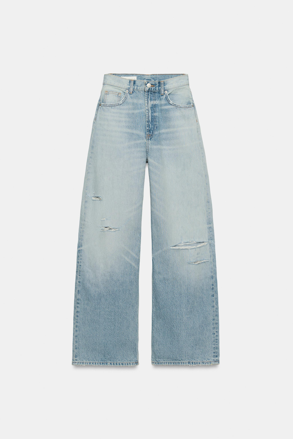 ДЖИНСЫ TRF EXTRA WIDE LEG С ВЫСОКОЙ ПОСАДКОЙ — ZARA