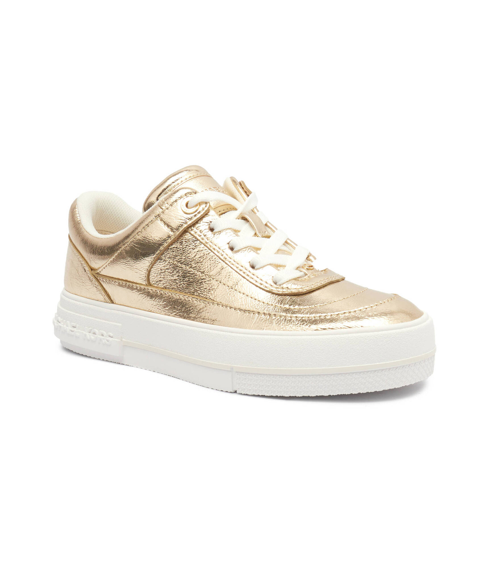 Кожаные кроссовки aurora Michael Kors - золотой(43T4AUFS1M)