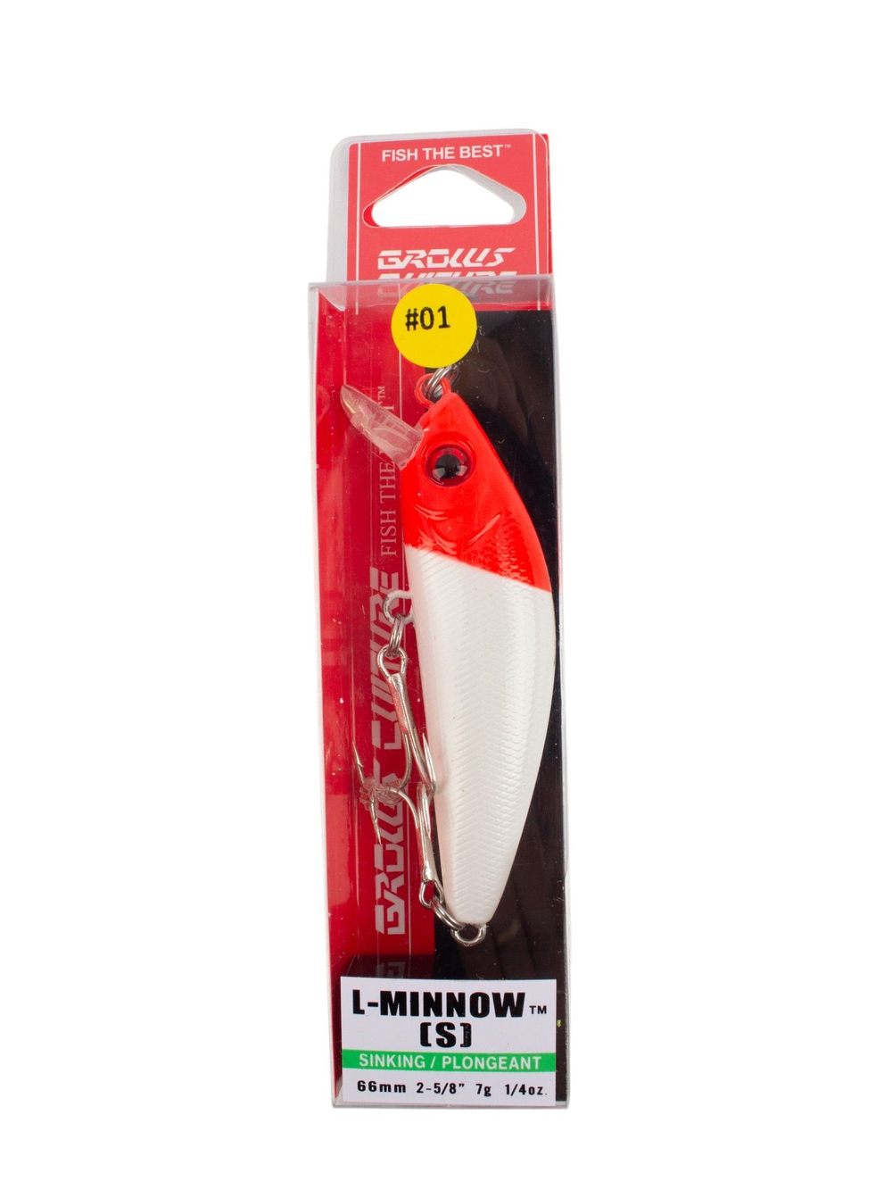 Воблер минноу L Minnow 66 мм 7 г цвет #01