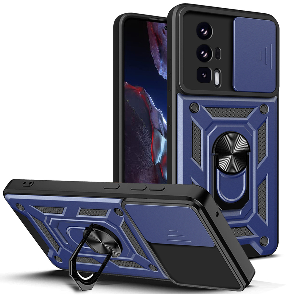 Чехол с кольцом Bumper Case для Poco F5 Pro
