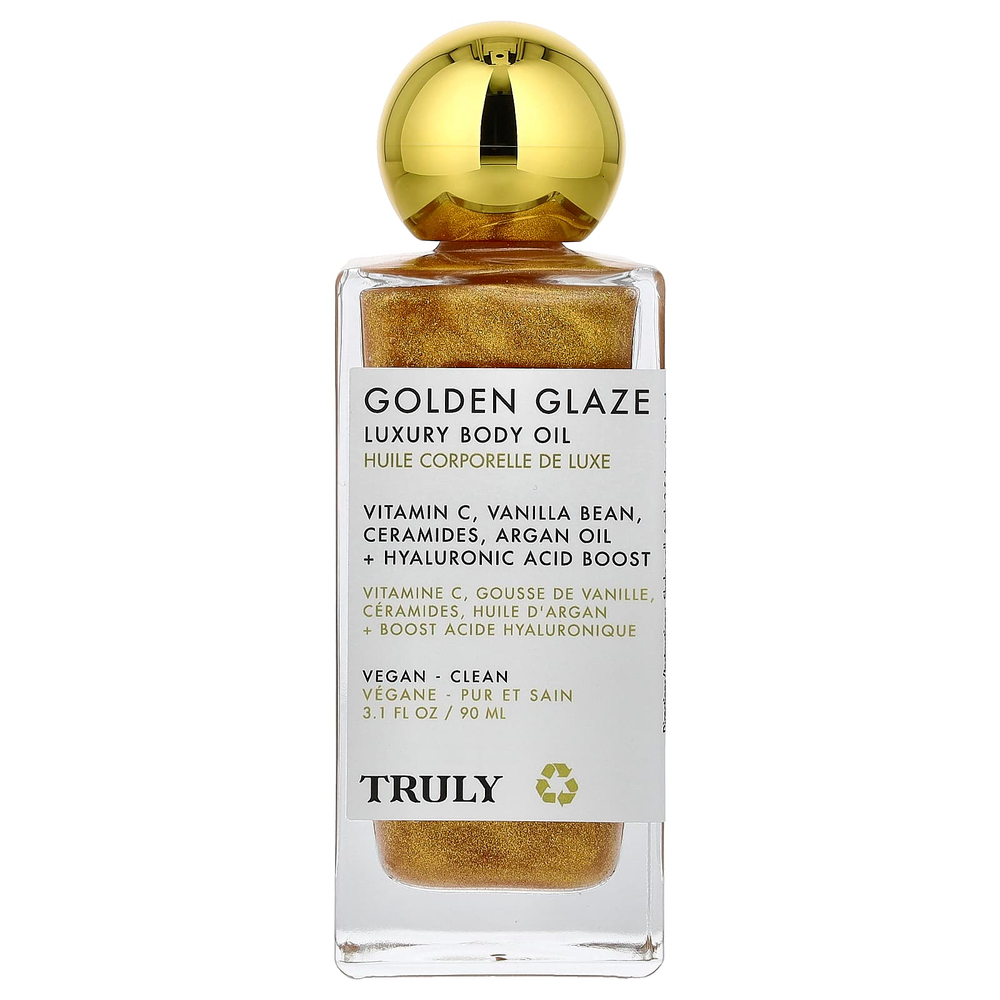 Truly Beauty, Golden Glaze, роскошное масло для тела, 90 мл (3,1 жидк. унции)