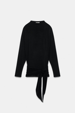 ТОП С ПОЯСОМ — ZARA