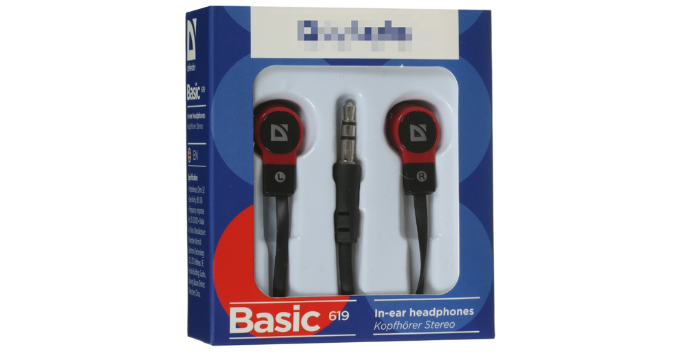 Проводные наушники Basic 619 черный 2022