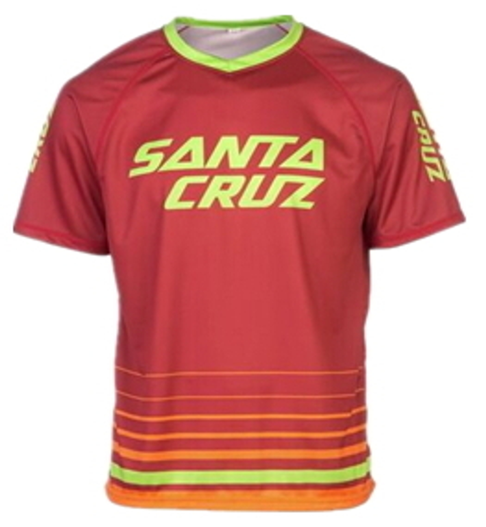 Jersey SANTA CRUZ MTB (красный) размер L 56см. (76-85 кг.)