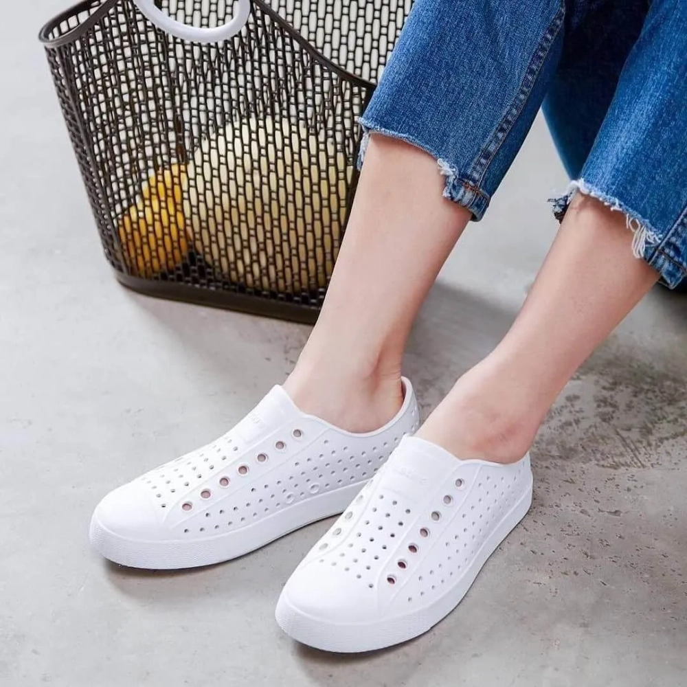 Кеды Native Jefferson Shell White / Shell White белые