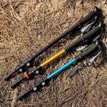 Палка треккинговая Naturehike ST01 6061 AL NH17D001-Z с 3 узлами женская 57-120, артикул NH17D001-Z, цвет Золотой
