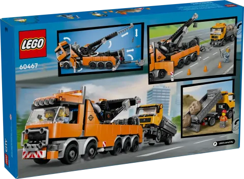 Конструктор LEGO City 60467 Тяжелый эвакуатор-утилизатор с краном