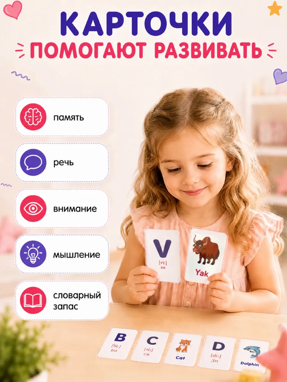 Карточки английский слова для детей, алфавит