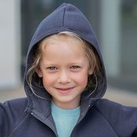 Толстовка Колор блок "Графит/Бриз" утепленная