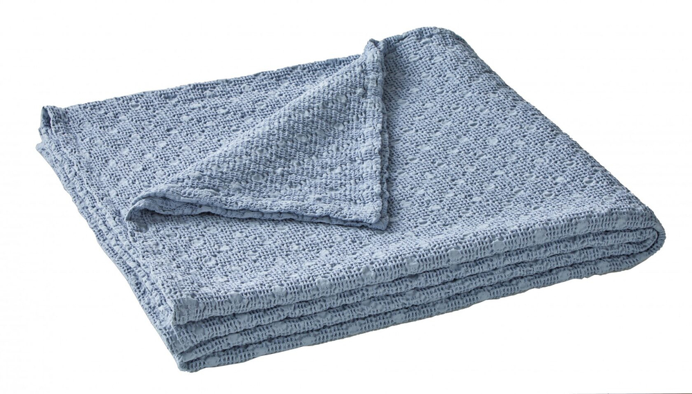Покрывало EVEREST CELESTE пике Blanc des Vosges 180x260 Голубой