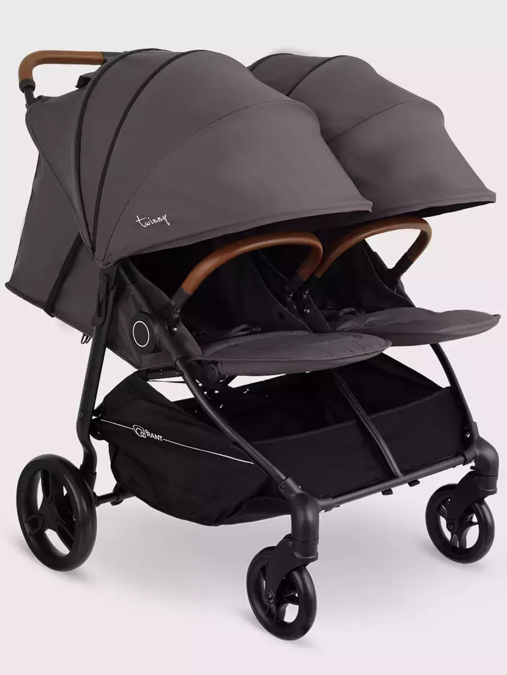 Коляска детская для близнецов "Twinny" RA151 Moon grey