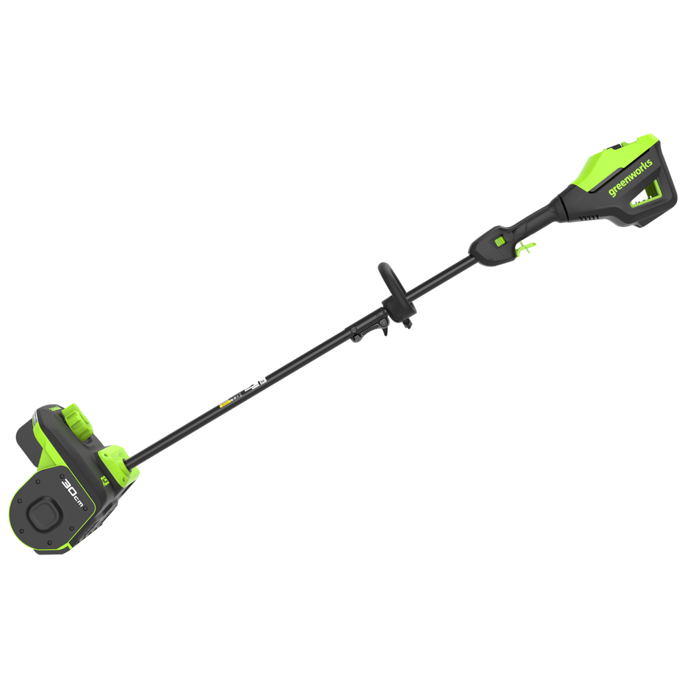 Аккумуляторная снегоуборочная лопата Greenworks GD60SS2 Арт. 2603207UH, 60V, 30 см, с регулируемым направлением выброса, бесщеточный, c 1хАКБ 8Ач и ЗУ