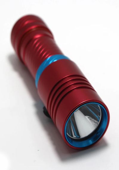 Фонарь подводный универсальный N01 CREE XM-L L2 2000 lm теплый свет красный