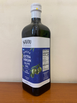 Оливковое масло EXTRA VIRGIN OLIVE OIL SAVOU KORONЕIKI, 1л, ж/б, Греция