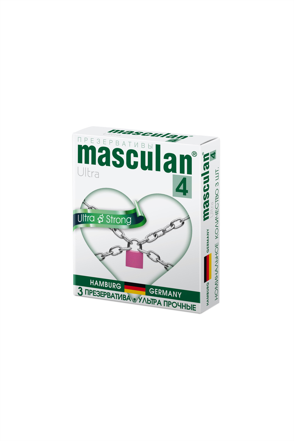 Презервативы Masculan Ultra strong ультра прочный с обильной смазкой 3 шт