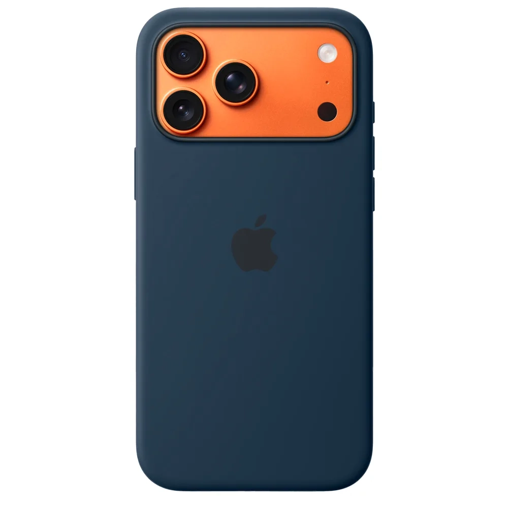 Силиконовый чехол Apple Silicone Case with MagSafe для iPhone 17 Pro Max, Midnight