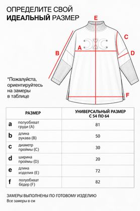 Цена на Свитер-6820 больших размеров
