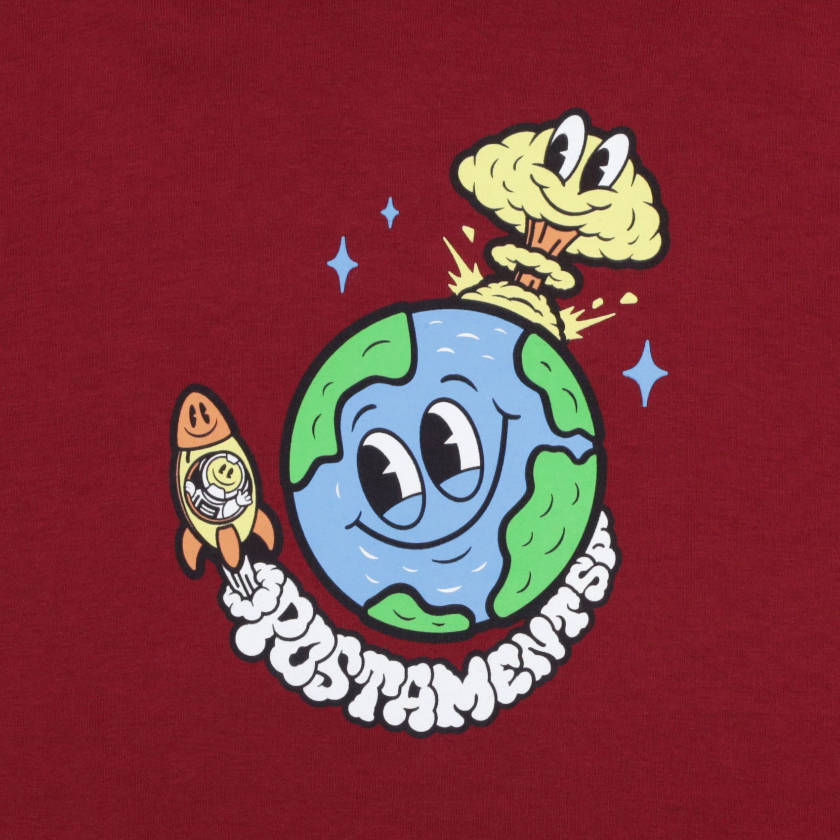 Худи Postaments Planet (bordo) артикул: - купить в магазине Дайс