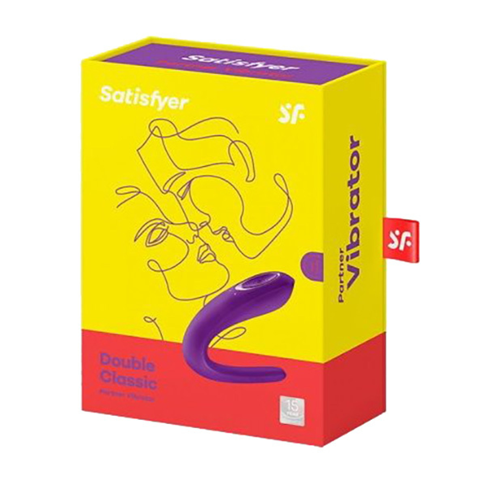 Многофункциональный стимулятор 18см для пар Satisfyer Double Classic