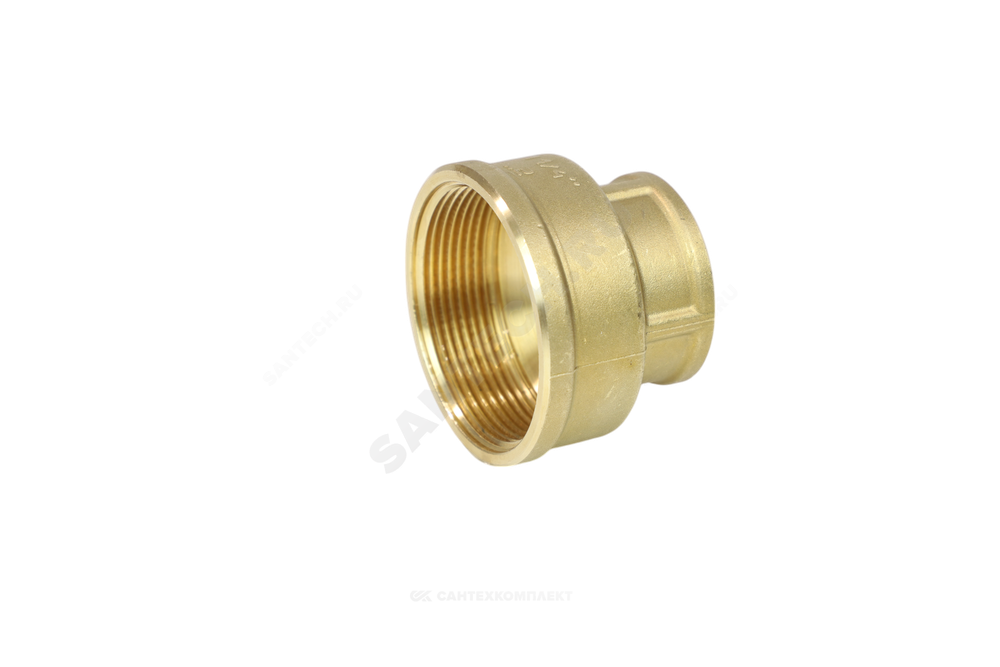 Муфта латунь переходная Ду 20х15 (3/4"х1/2") ВР/ВР LD LD.65.516.2015