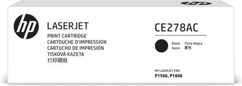 Картридж тонерный HP CE278AC Black