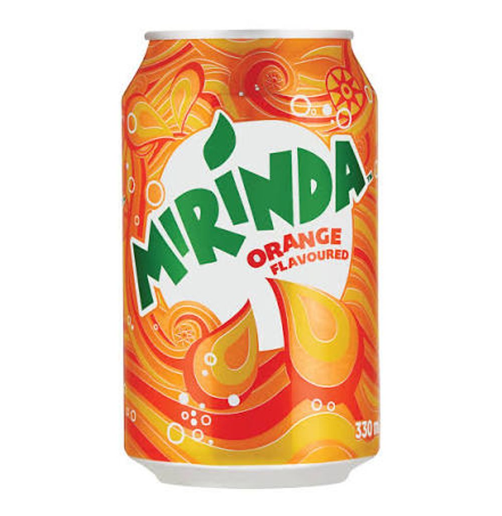 Напиток газ Mirinda апельсиновый вкус 0,33л пэт