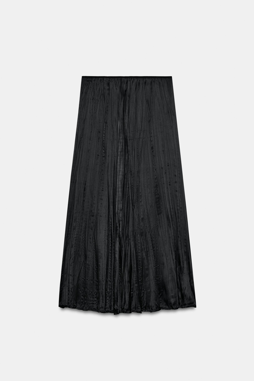 АТЛАСНАЯ ЮБКА МИДИ — ZARA