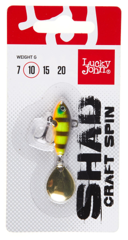 Тейл-спиннер Lucky John SHAD CRAFT SPIN 10г, цвет 004
