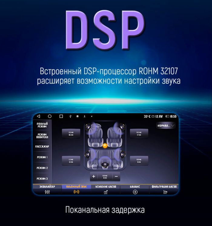 Магнитола для Ford Mondeo 4 2010-2014 - Kuberg OL-1281-1 QLed, Android 12, Быстрая, CarPlay, 4G SIM-слот